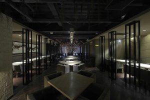 日本料理店安靜舒適的用餐區