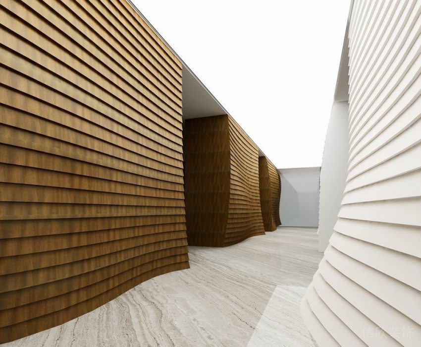 金海岸辦公室裝修-過道