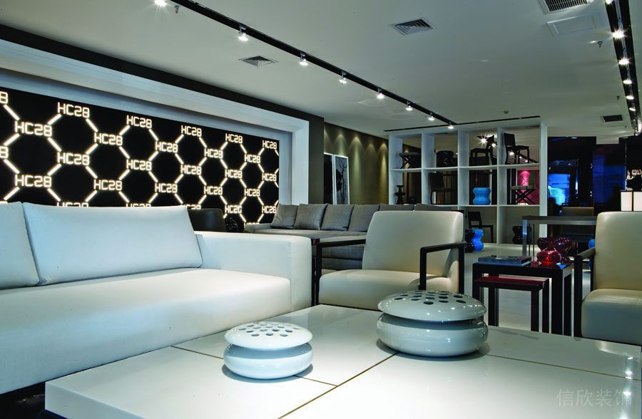 深圳南山鮮色調(diào)辦公室裝修_接待區(qū)2