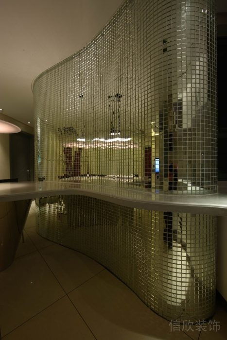 潤恒尚園深圳寶安家居裝修-吧臺墻面