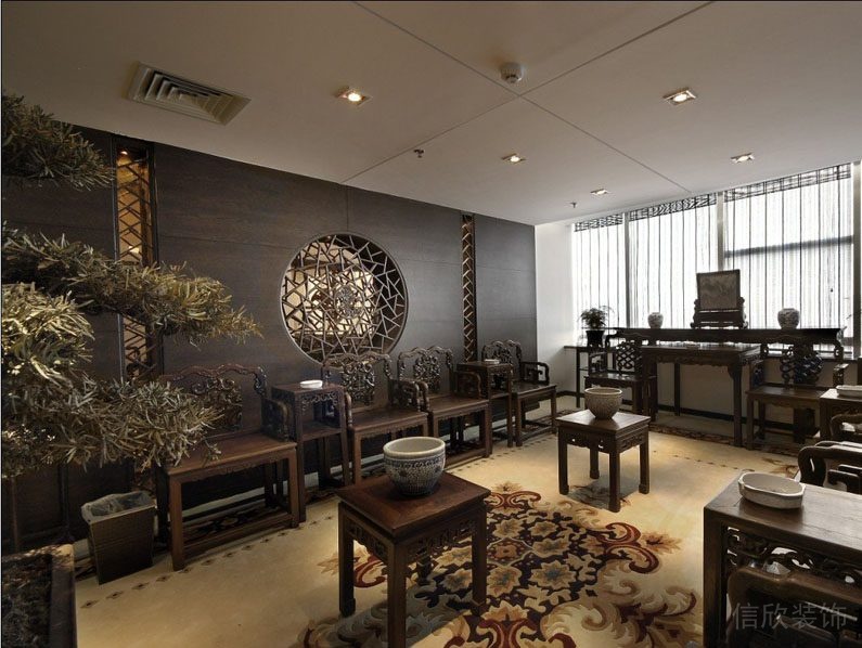 深圳南山科技園中式風格辦公室裝修 深圳南山科技園中式風格辦公室裝修
