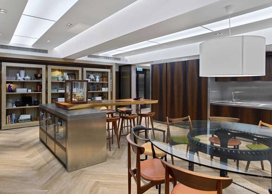 福田中心區(qū)辦公室裝修_員工就餐區(qū)