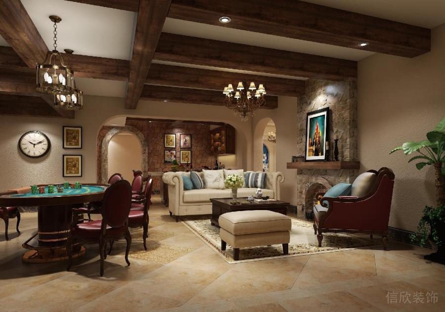 福田沙尾歐式家居裝修設計 福田沙尾歐式家居裝修設計