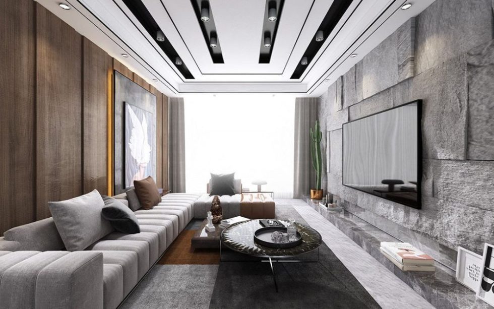 家居裝修設(shè)計(jì)福田石廈客廳