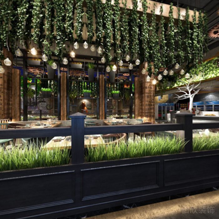 福田區餐飲裝修全景圖