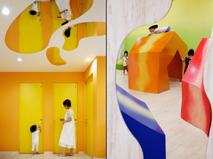 童趣黃色門和培訓機構(gòu)游樂區(qū)