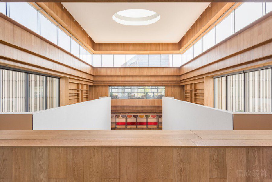 原木風圖書館裝修