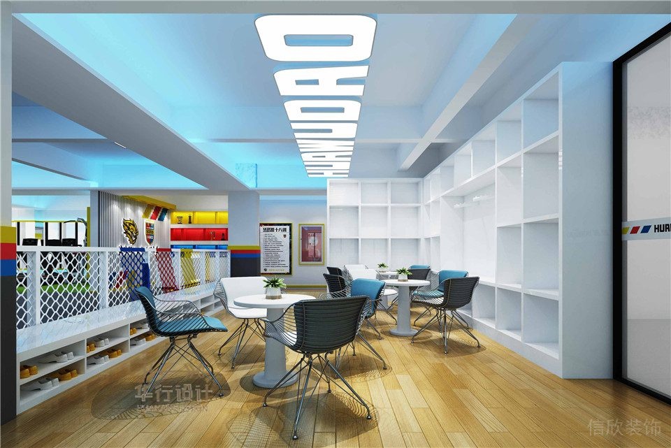 東莞華武道健身會所裝修設(shè)計-休息區(qū)