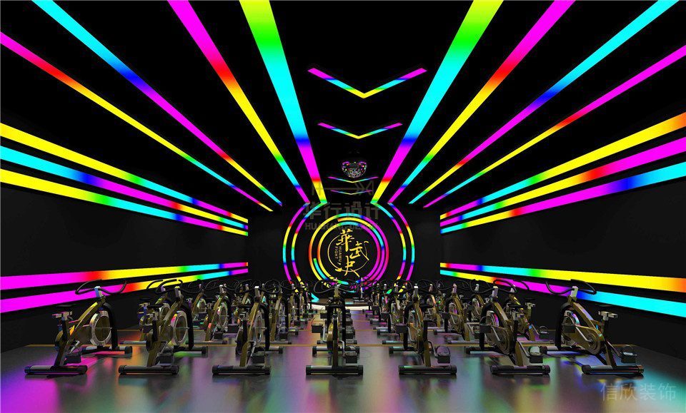 華武決朝陽(yáng)店健身房設(shè)計(jì)_動(dòng)感單車 華武決朝陽(yáng)店健身房設(shè)計(jì)_動(dòng)感單車
