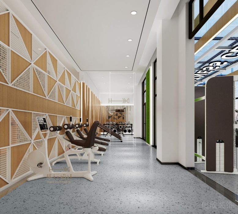 貴州維也納健身俱樂部裝修設(shè)計(jì)_過道