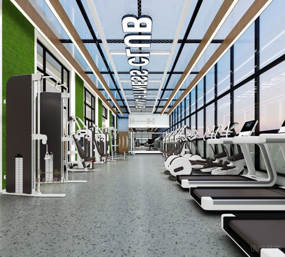 貴州維也納健身俱樂部裝修設(shè)計(jì)_運(yùn)動(dòng)區(qū)