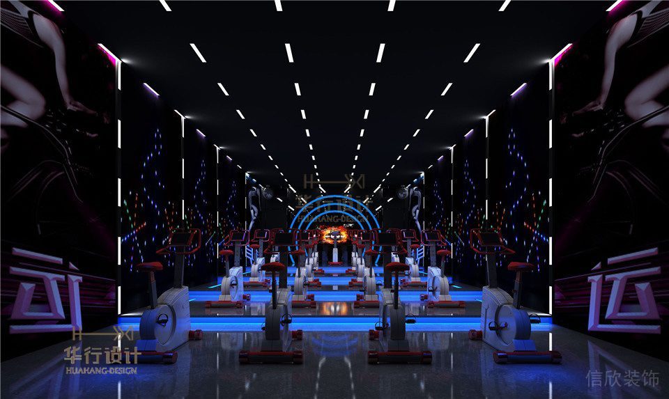 海力克斯健身會所2裝修設(shè)計(jì)-單車區(qū)