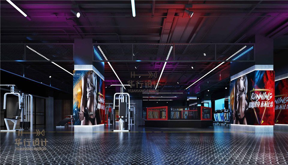 海力克斯健身會所2裝修設(shè)計(jì)-健身區(qū)