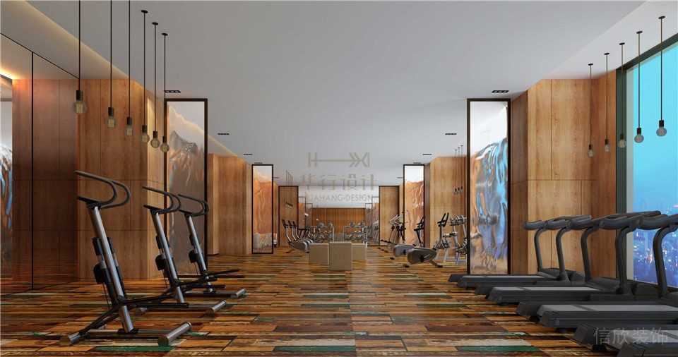 凌渡健身會所裝修設(shè)計(jì)-健身區(qū)