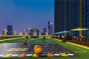 戶外天臺娛樂區(qū)健身房裝修設(shè)計休息區(qū)