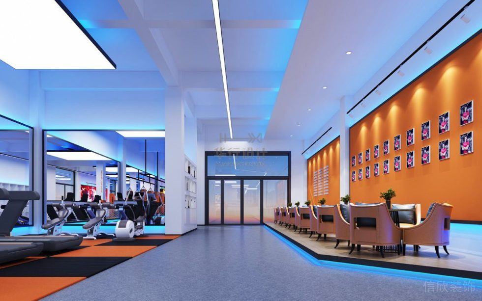 搏擊館裝修設計鎮雄袁亞搏擊俱樂部_休息區 搏擊館裝修設計鎮雄袁亞搏擊俱樂部_休息區