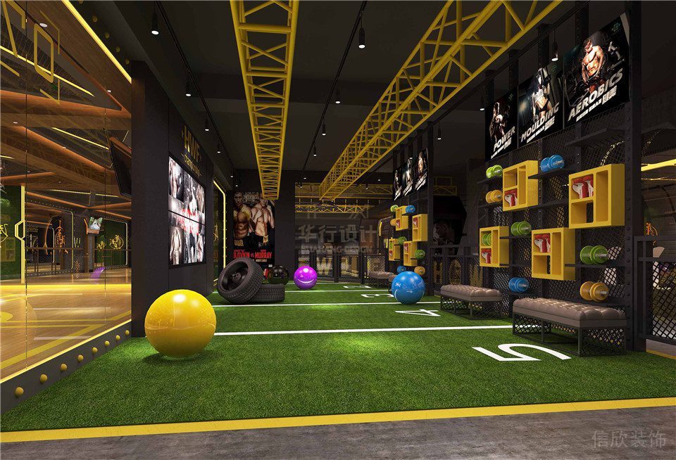 草地裝修設(shè)計(jì)天花鏤空直線設(shè)計(jì)金屬隔斷墻板效果