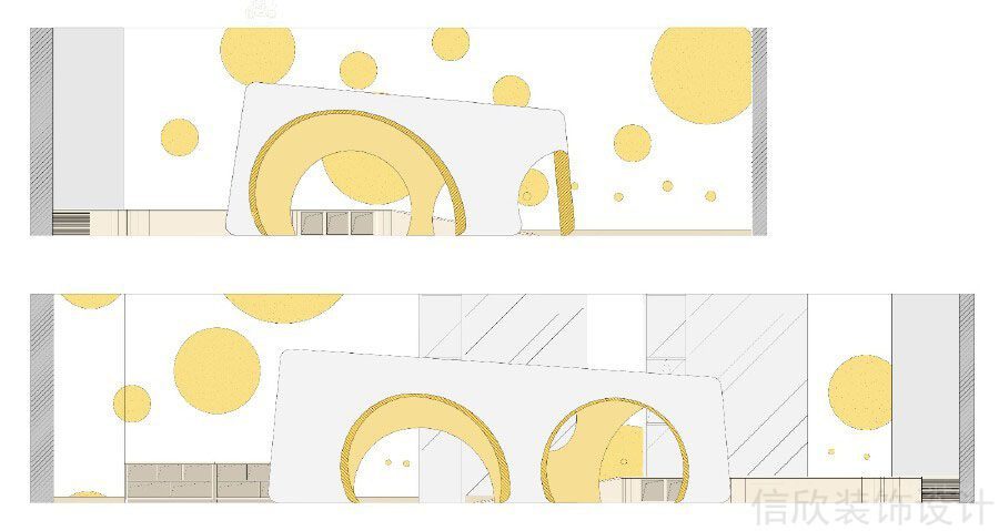 黃色培訓機構平面設計效果