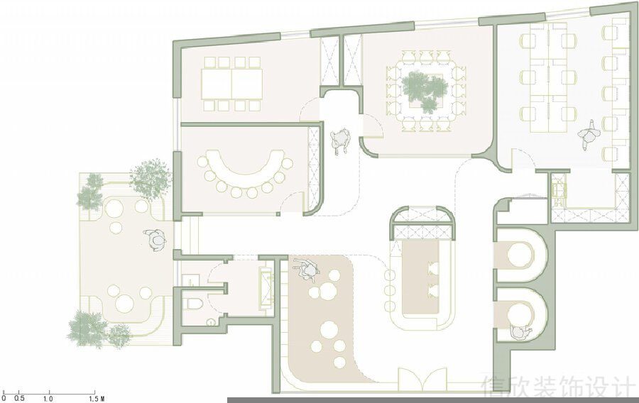 深圳書宇培訓(xùn)學(xué)校裝修設(shè)計_信欣幼兒園學(xué)校裝修設(shè)計