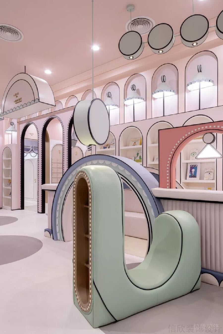 鄭州龍飛親子俱樂部裝修設(shè)計(jì)1_信欣幼兒園學(xué)校裝修設(shè)計(jì)