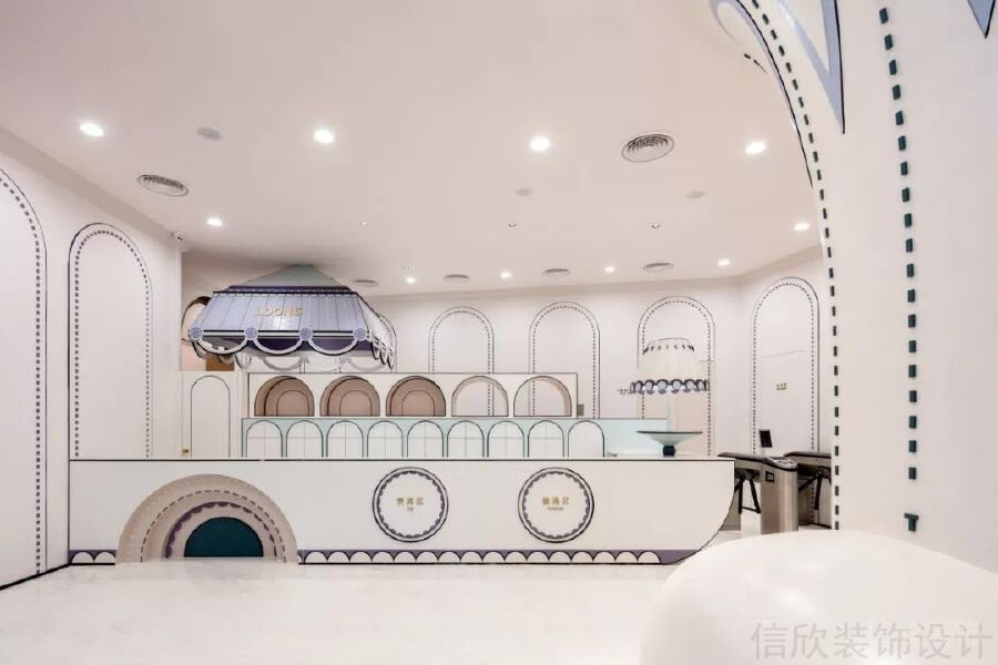 鄭州龍飛親子俱樂部裝修設(shè)計5_信欣幼兒園學(xué)校裝修設(shè)計