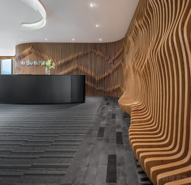 龍崗服裝設(shè)計公司田園風(fēng)辦公室裝修