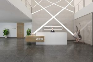 現(xiàn)代暖色調(diào)辦公室裝修設(shè)計(jì)