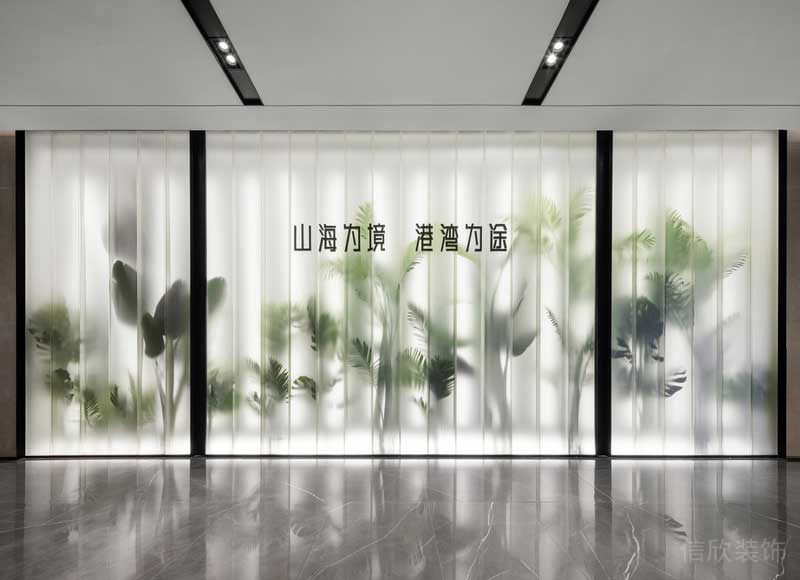 售樓處玻璃隔斷風景 售樓處玻璃隔斷風景