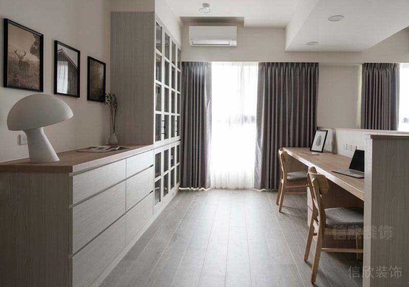 辦公室現代簡約風辦公區效果圖 (3)