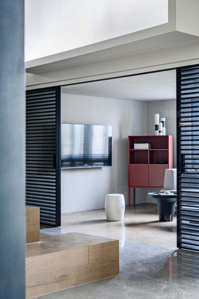 辦公室現(xiàn)代簡約風過道效果圖 (2)