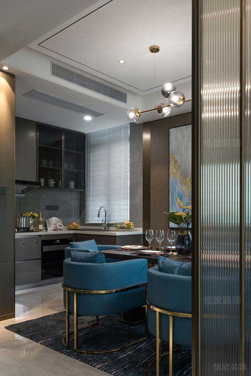 辦公室現(xiàn)代簡約風前臺效果圖3)