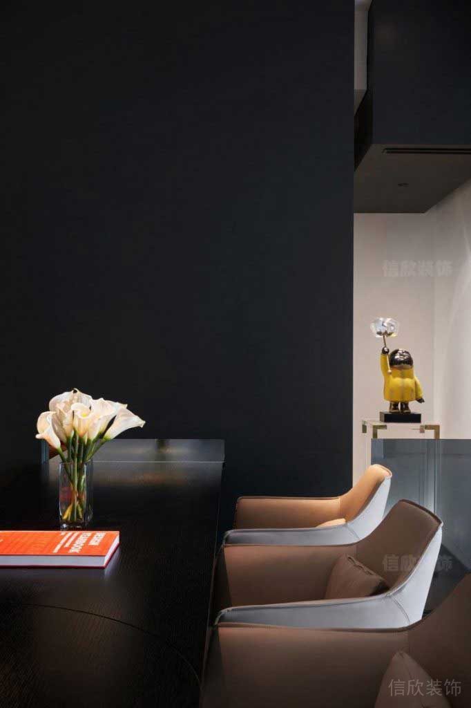 辦公室現(xiàn)代簡約風(fēng)休閑區(qū)效果圖(1)