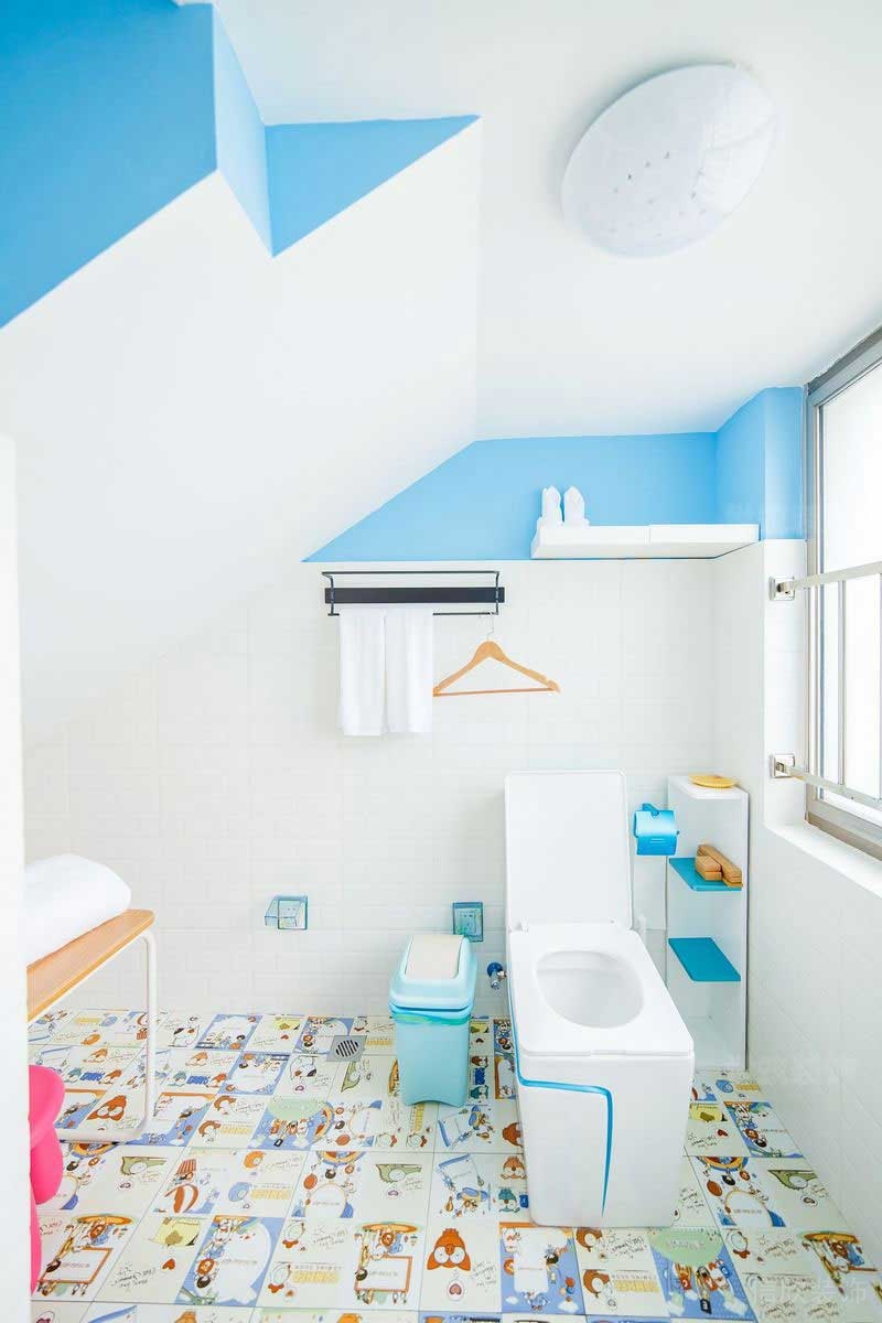 北歐風格公寓衛(wèi)生間實景圖