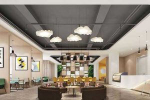 北歐工業(yè)風(fēng)餐飲空間公共區(qū)