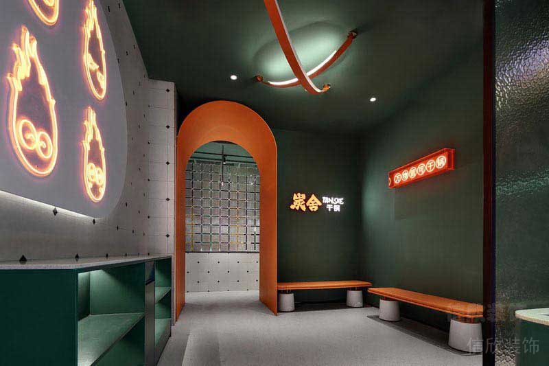 餐廳現(xiàn)代風等候區(qū)效果圖