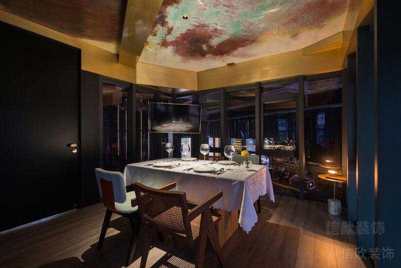餐廳現(xiàn)代風(fēng)景觀包房效果圖