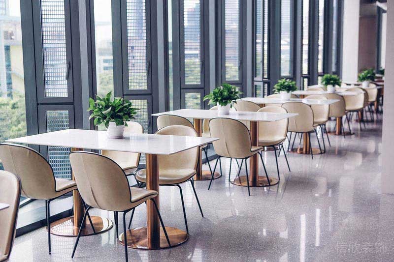 餐廳現代風景觀陽臺用餐區效果圖