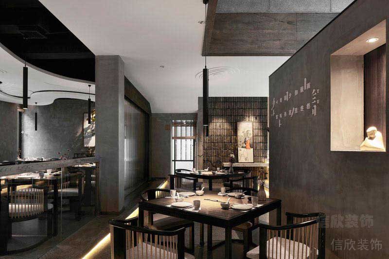 餐廳現(xiàn)代風(fēng)用餐區(qū)效果圖 (2)