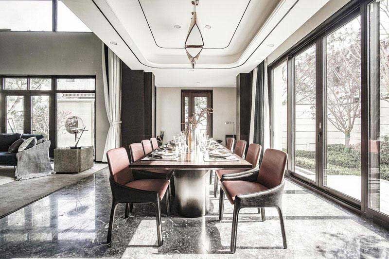 二手房改造別墅現(xiàn)代簡(jiǎn)約風(fēng)餐廳果圖