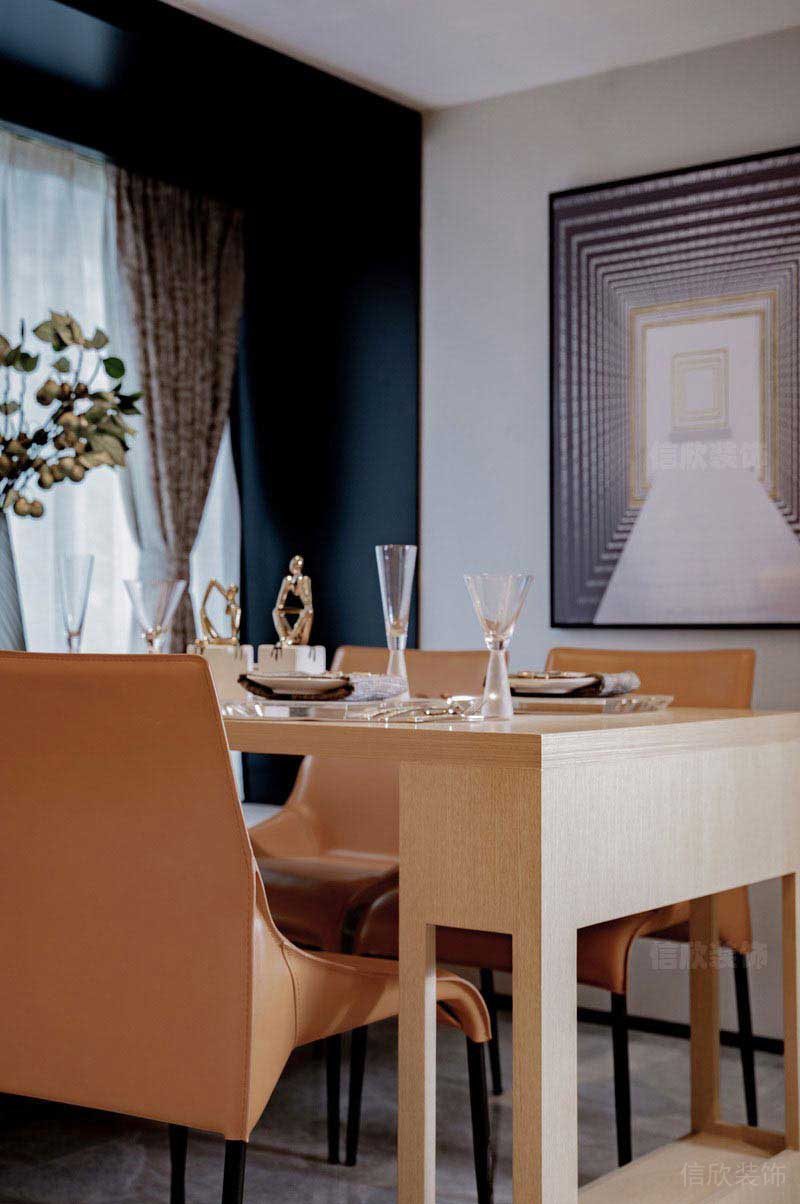 二手房改造現(xiàn)代簡(jiǎn)約風(fēng)餐廳效果圖 (4)