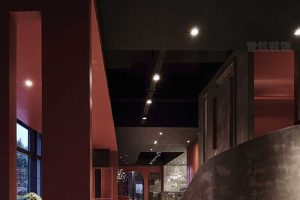 后現代風格展廳走道實景圖