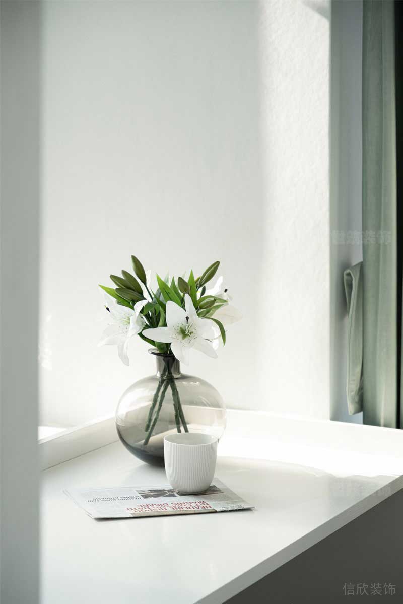 極簡風格家居休閑區綠植裝飾品