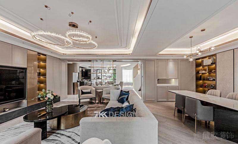 簡(jiǎn)歐清奢風(fēng)客廳