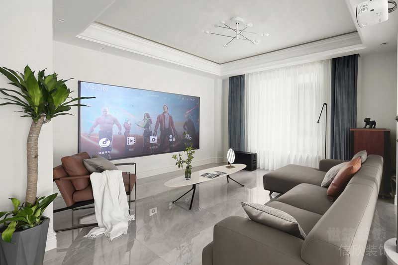 簡約風(fēng)格樣板間客廳