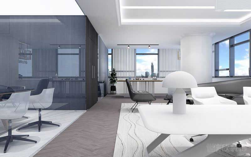 科技風辦公室經(jīng)理辦公室