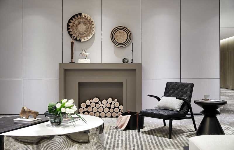 歐式極簡風家居休閑閱覽區