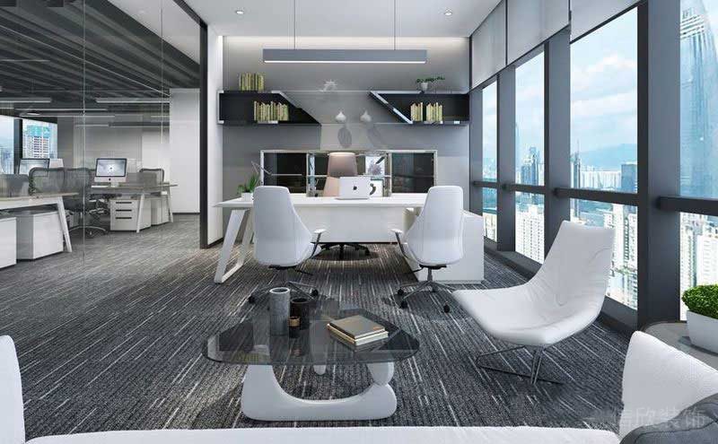 現(xiàn)代風(fēng)格辦公室主管獨立辦公室