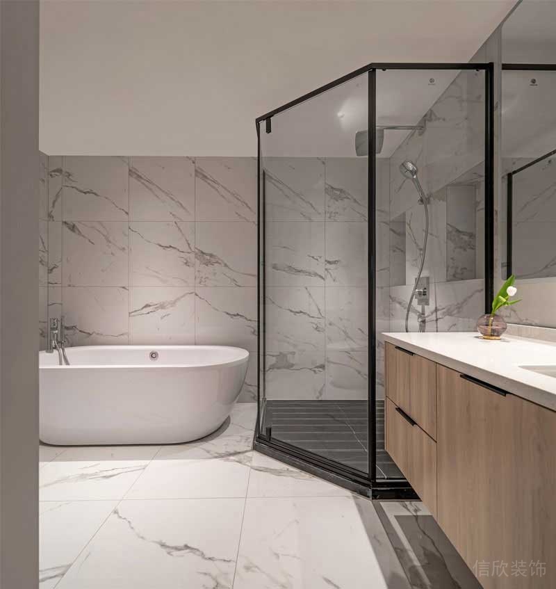 現(xiàn)代風(fēng)格公寓衛(wèi)生間