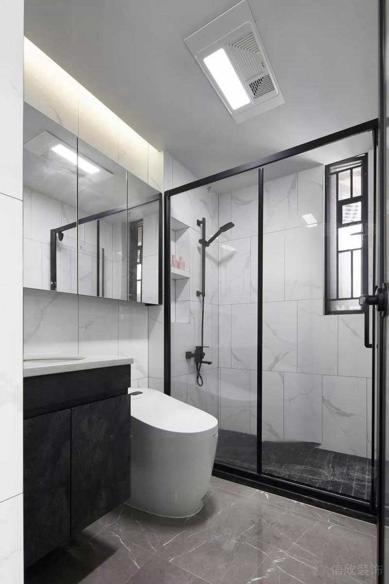 現(xiàn)代風(fēng)格公寓衛(wèi)生間燈光