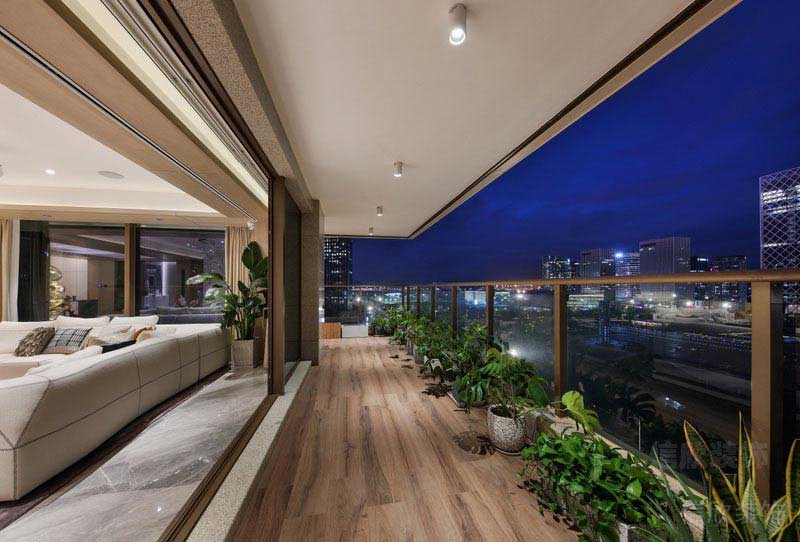 現(xiàn)代風(fēng)格豪華家居大平層陽(yáng)臺(tái)